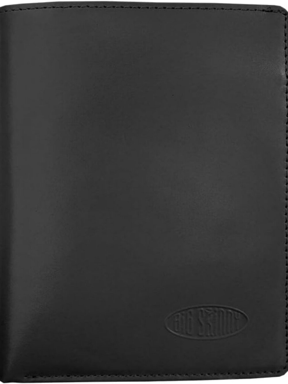 Slim RFID Blocking Leather Travel Wallet - Stylish Black Design, Perfect for